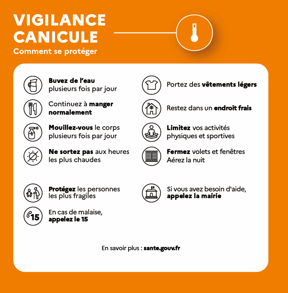 Alerte Canicule, Villepreux active des mesures de prévention