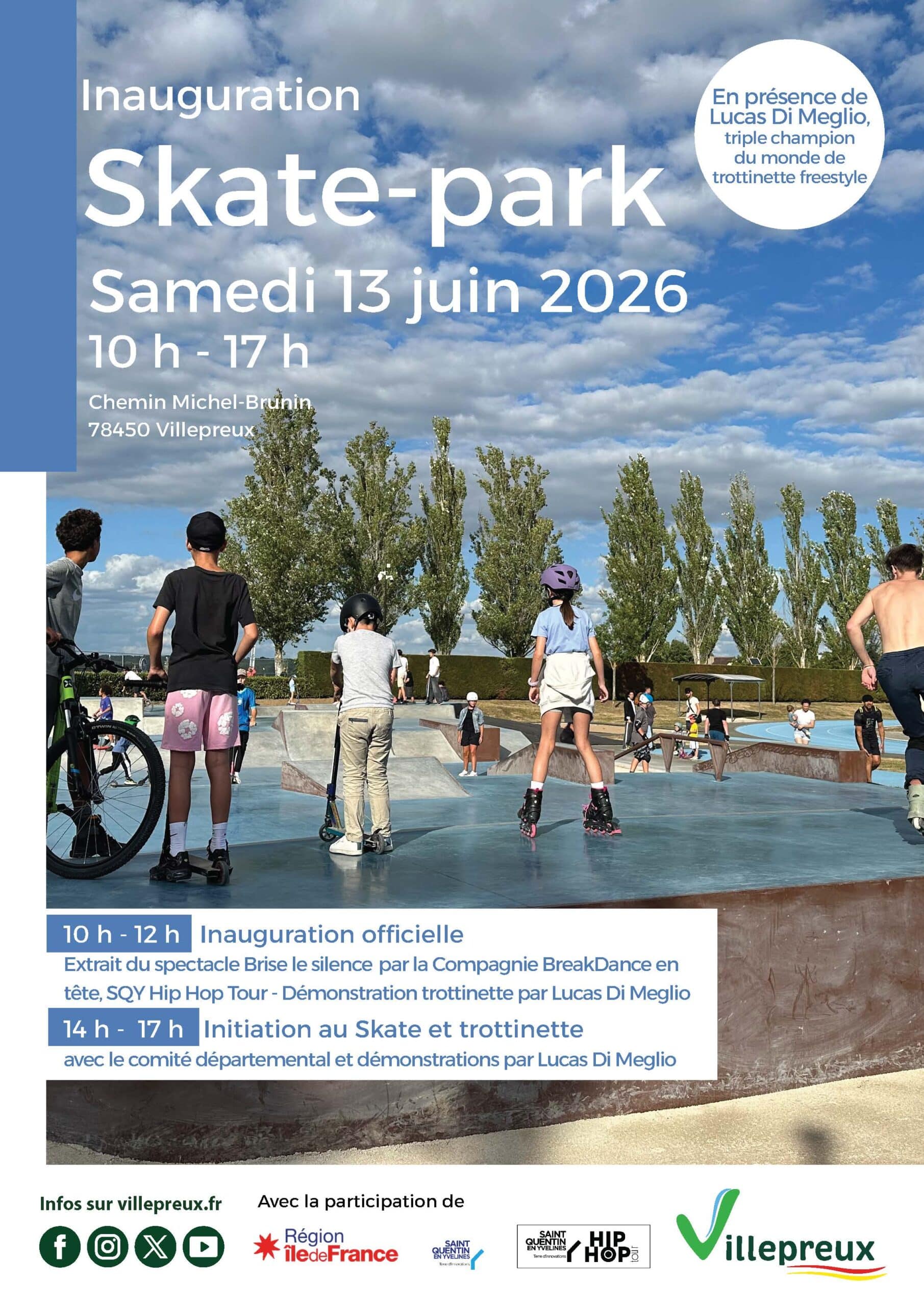A3 - Inauguration Skate-park